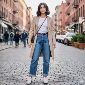 Casual Corner Beige Overcoat